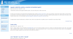 Desktop Screenshot of muj-labrador.cz
